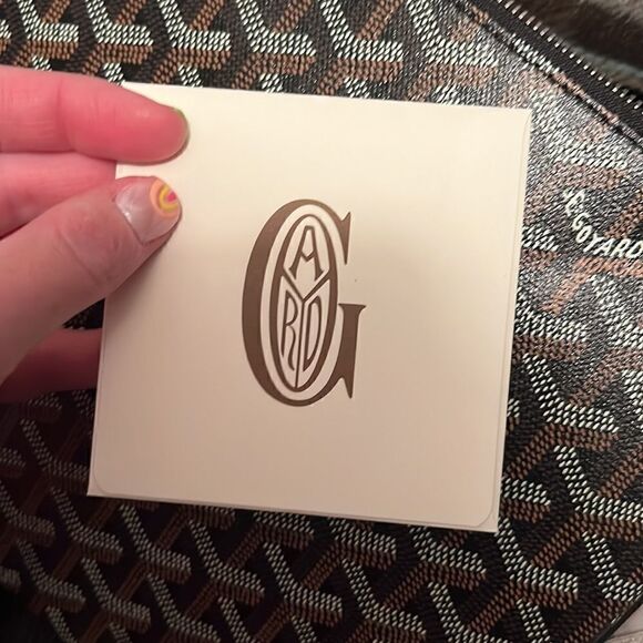 NWT Goyard Black MM Pouch/Clutch - Picture 9 of 12